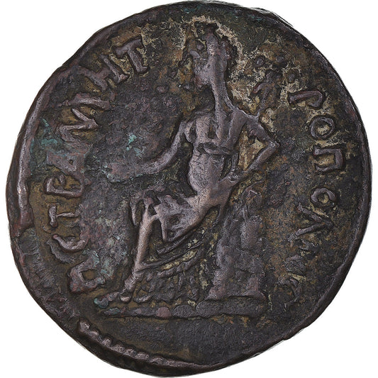 Pièce de monnaie,
Arabie,
Hadrien