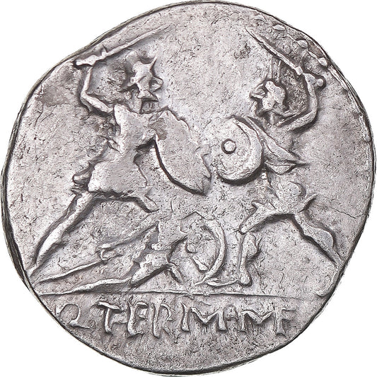 Pièce de monnaie,
Q. Minucius Thermus M.f.,
Denier