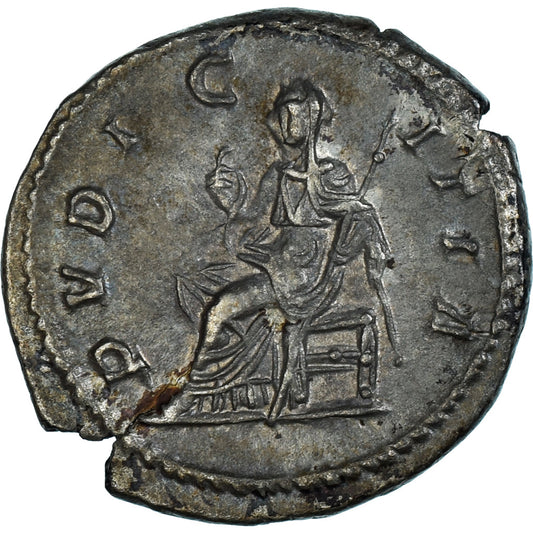 Pièce de monnaie,
Julia Maesa,
Denier
