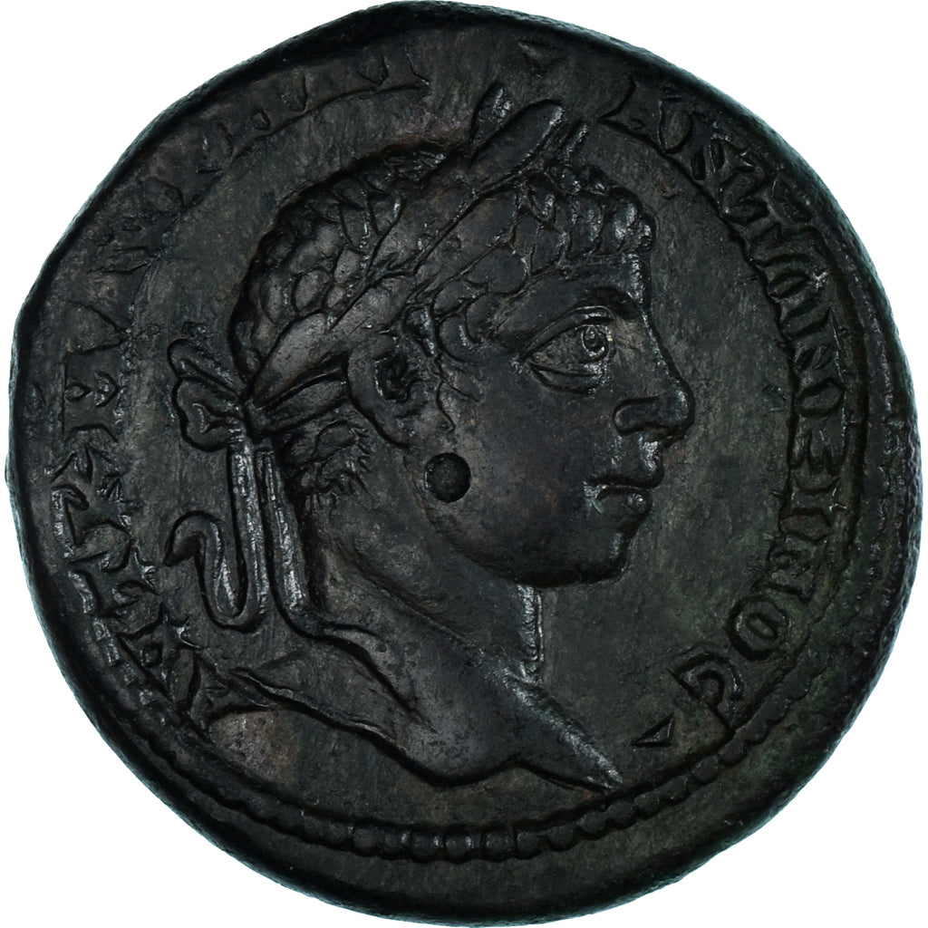 Pièce de monnaie,
Mésie inférieure,
Élagabalus