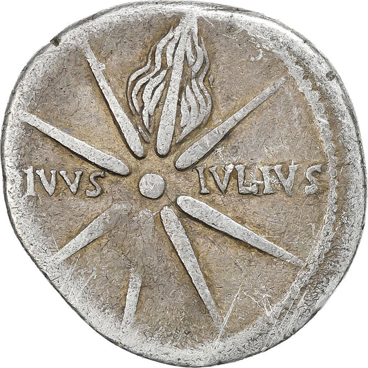 Auguste,
Denier,
19-18 avant JC