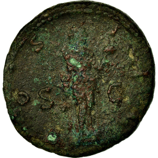 Pièce de monnaie,
Hadrien,
Comme