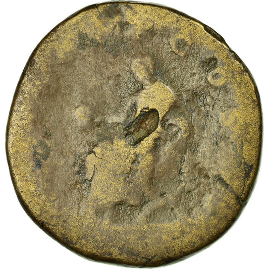 Pièce de monnaie,
Macrin,
Sesterce