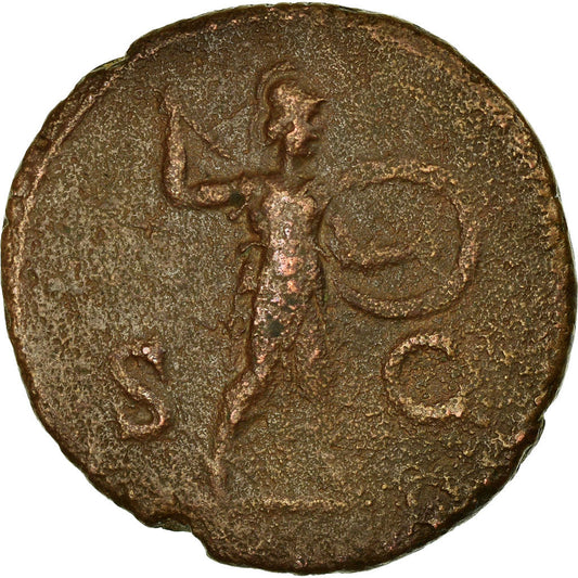 Pièce de monnaie,
Claudius,
Comme