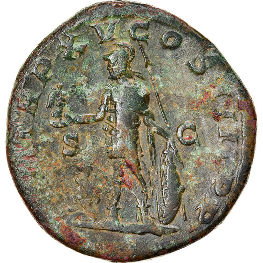Pièce de monnaie,
Caracalla,
Sesterce