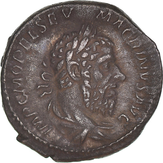 Pièce de monnaie, 
  
  Macrin, 
  
  Denier