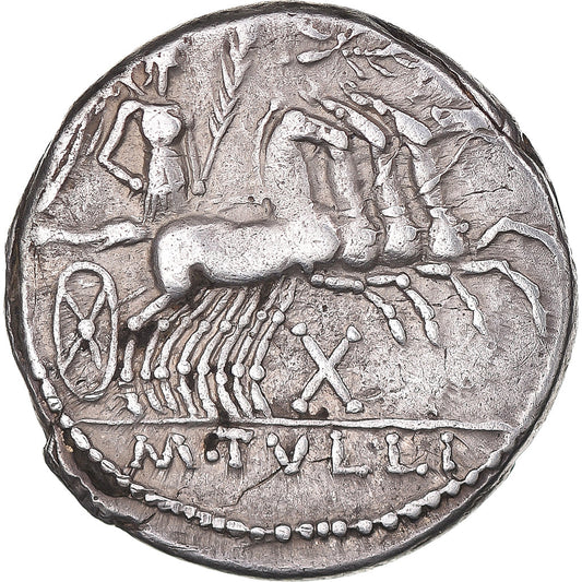 Pièce de monnaie, 
  
  M. Tullius, 
  
  Denier