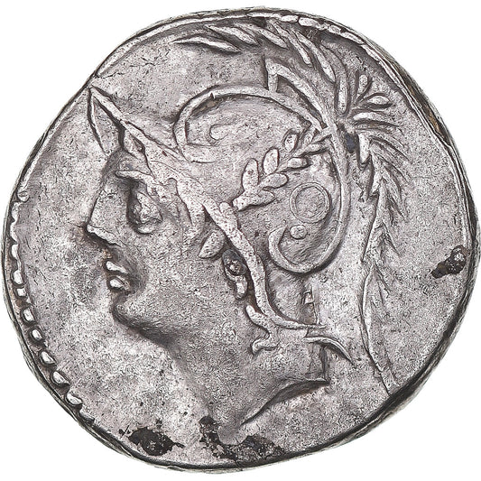 Pièce de monnaie, 
  
  Q. Minucius Thermus M.f., 
  
  Denier