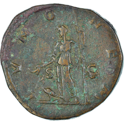 Julia Domna, 
  
  Sesterce, 
  
  211-217