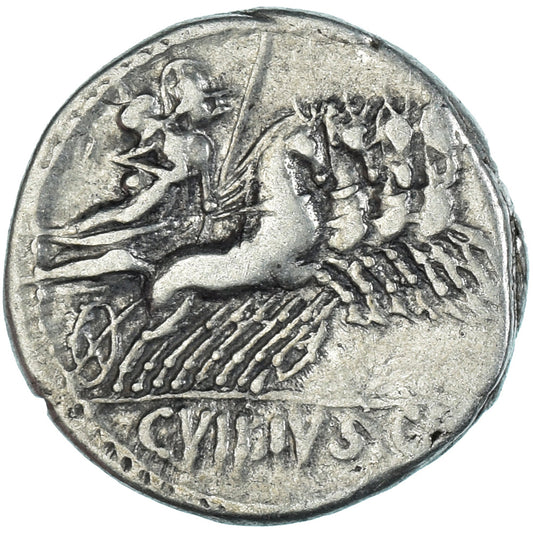 Pièce de monnaie, 
  
  C. Vibius C.f. Pansa., 
  
  Denier