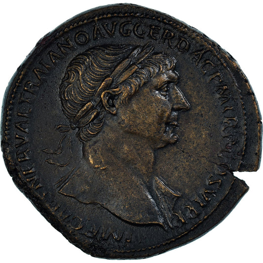 Trajan, 
  
  Sesterce, 
  
  112-114