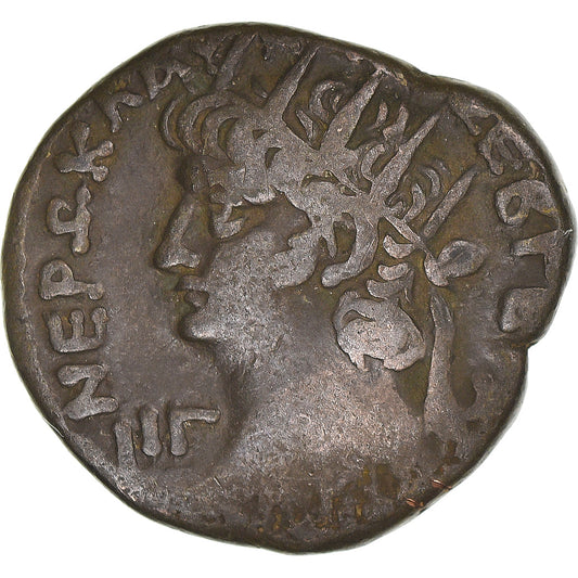 Pièce de monnaie, 

Égypte, 

Néron