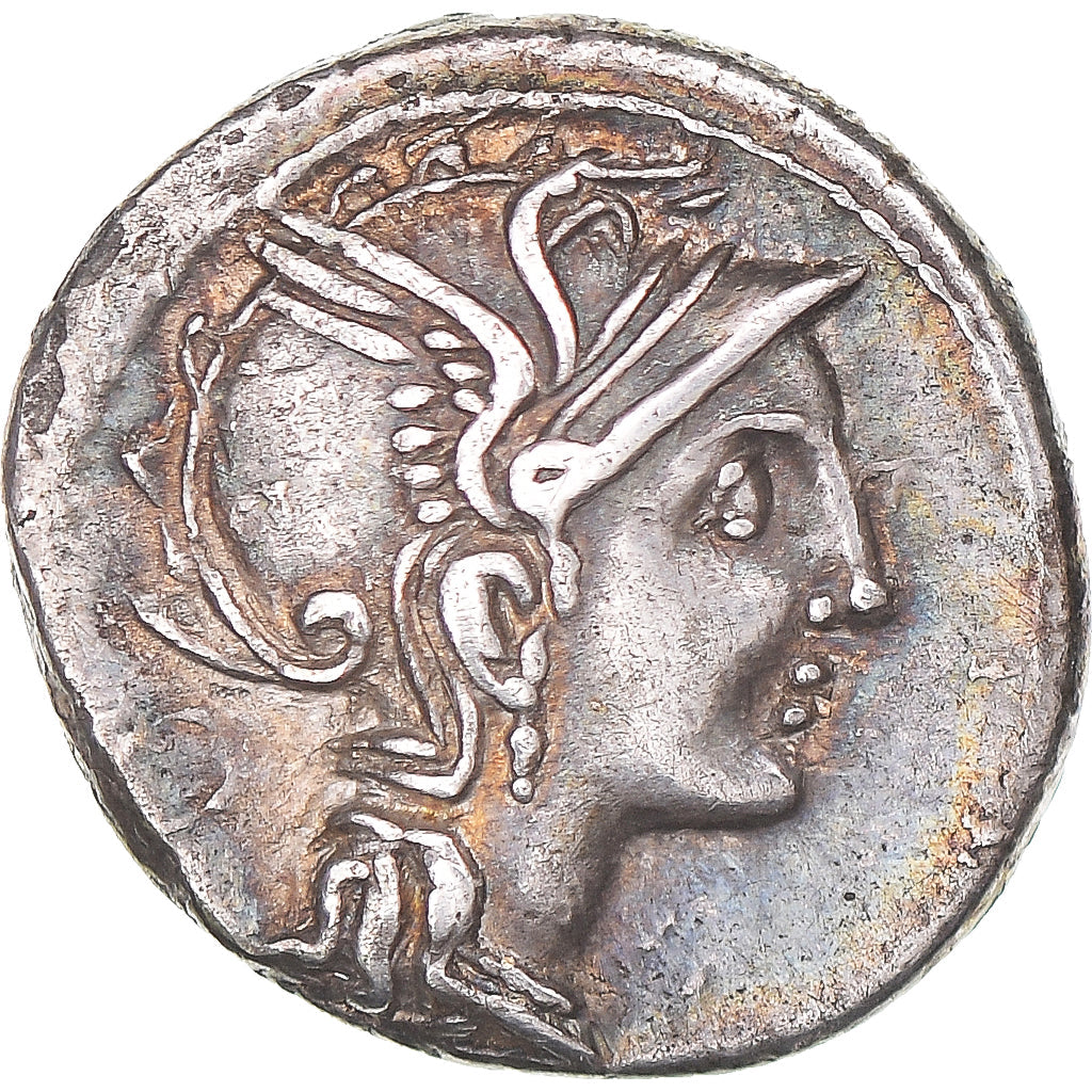 Pièce de monnaie, 
  
  Manlia, 
  
  Denier