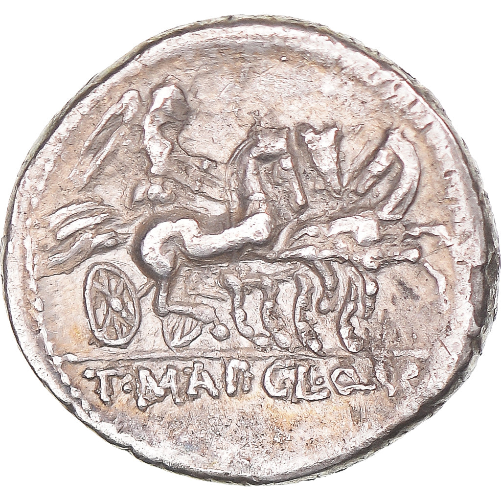 Pièce de monnaie, 
  
  Manlia, 
  
  Denier