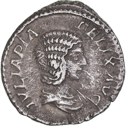Pièce de monnaie, 
  
  Julia Domna, 
  
  Denier