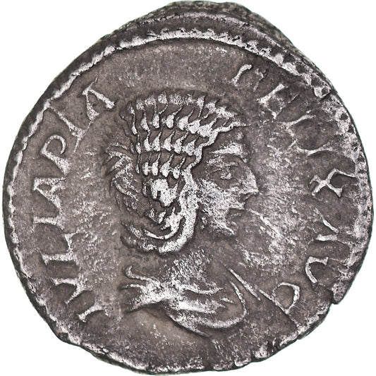 Pièce de monnaie, 
  
  Julia Domna, 
  
  Denier