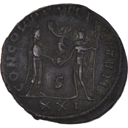 Pièce de monnaie, 
  
  Maximien, 
  
  Fraction Æ