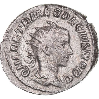 Pièce de monnaie, 
  
  Herennius Etruscus, 
  
  Antoninien