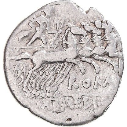 Pièce de monnaie, 
  
  Baebia, 
  
  Denier