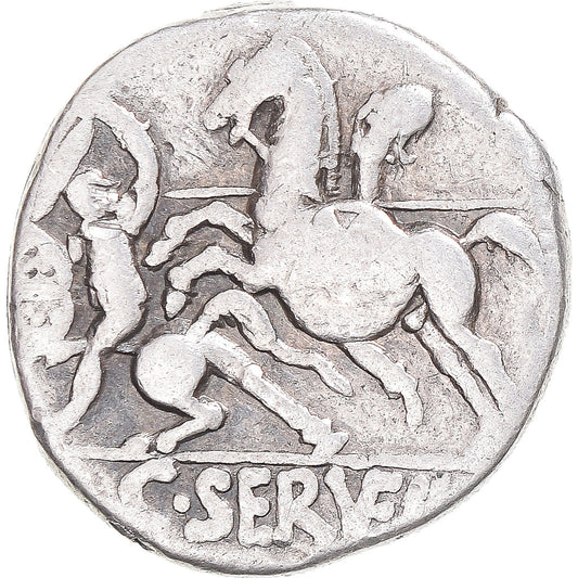 Pièce de monnaie, 
  
  Servilie, 
  
  Denier