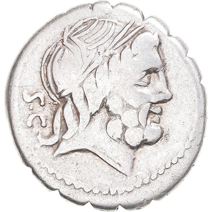 Pièce de monnaie, 
  
  Antonie, 
  
  Denier Serratus