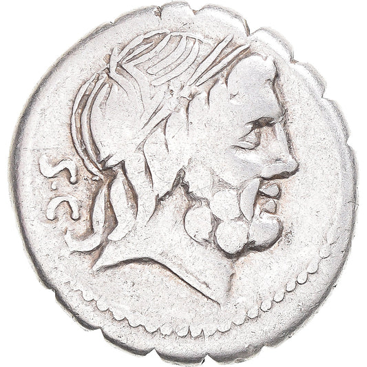 Pièce de monnaie, 
  
  Antonie, 
  
  Denier Serratus