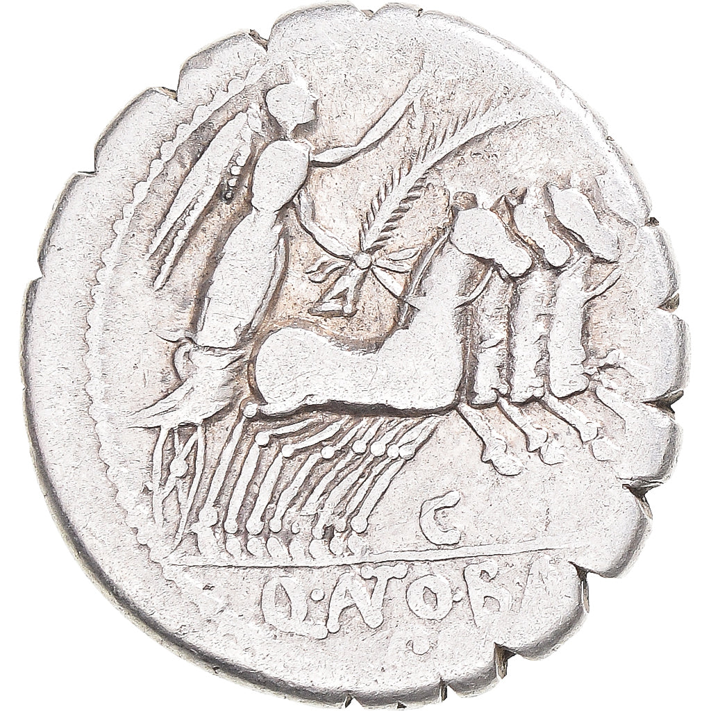 Pièce de monnaie, 
  
  Antonie, 
  
  Denier Serratus