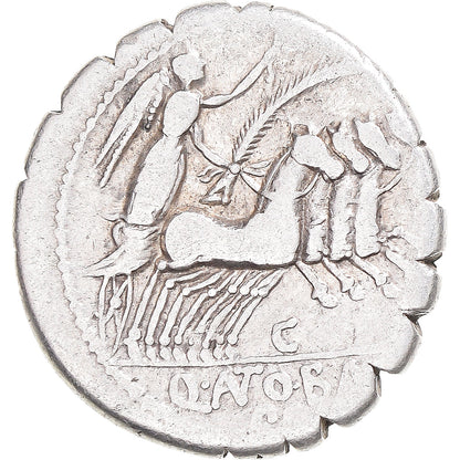 Pièce de monnaie, 
  
  Antonie, 
  
  Denier Serratus