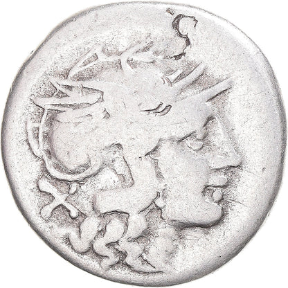 Pièce de monnaie, 
  
  Furie, 
  
  Denier