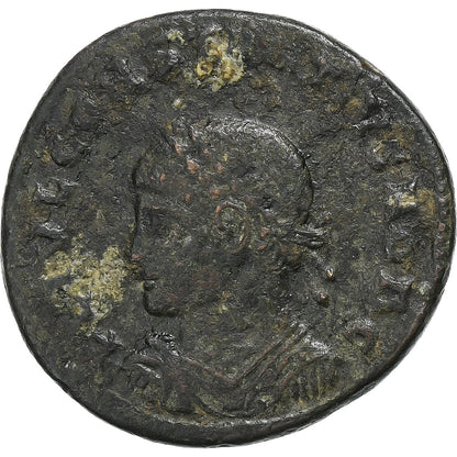 Constance II, 
  
  Follis, 
  
  329