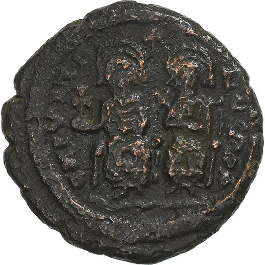Justin II et Sophie, 
  
  Demi-Follis, 
  
  573-574