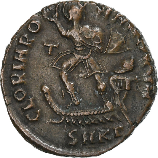 Théodose Ier, 
  
  Follis, 
  
  378-383
