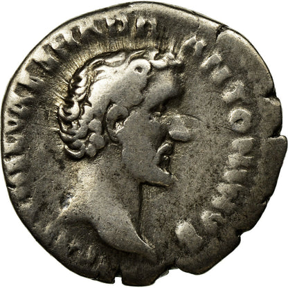 Pièce de monnaie, 
  
  Antonin le Pieux, 
  
  Denier