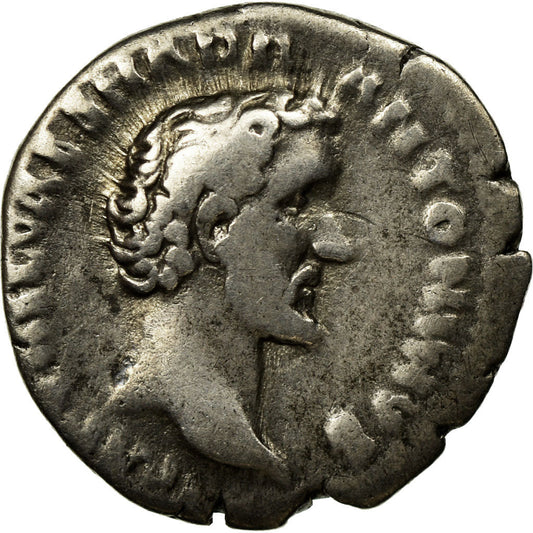 Pièce de monnaie, 
  
  Antonin le Pieux, 
  
  Denier