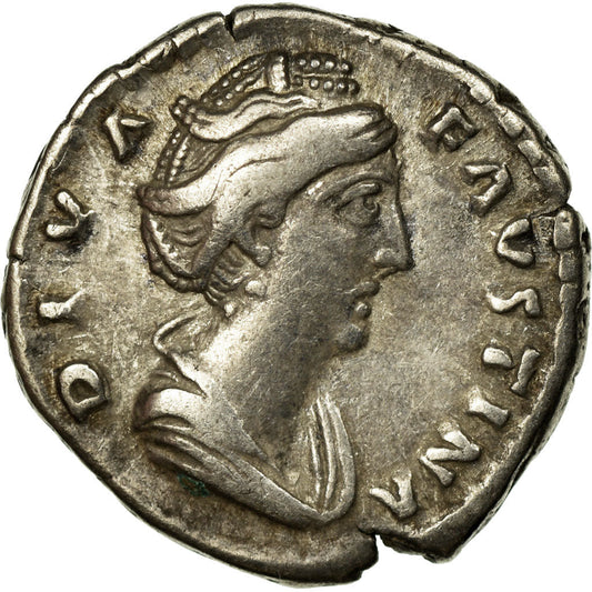 Pièce de monnaie, 
  
  Faustine Ier, 
  
  Denier