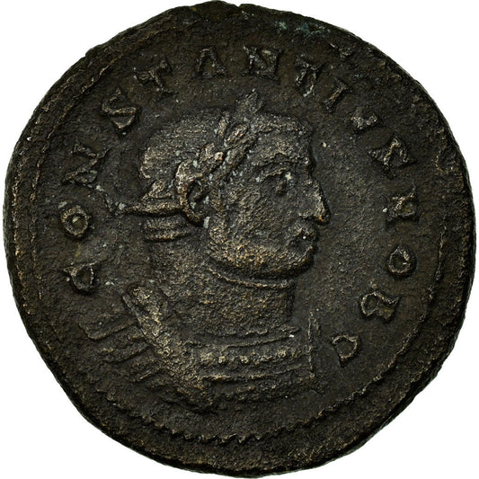 Pièce de monnaie, 
  
  Constance Ier, 
  
  Follis
