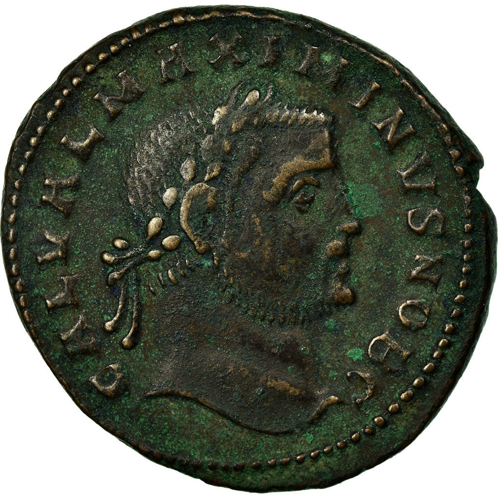 Pièce de monnaie, 
  
  Maximin II, 
  
  Follis