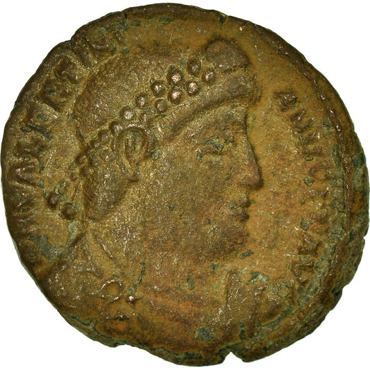 Pièce de monnaie, 
  
  Valentinien Ier, 
  
  Follis