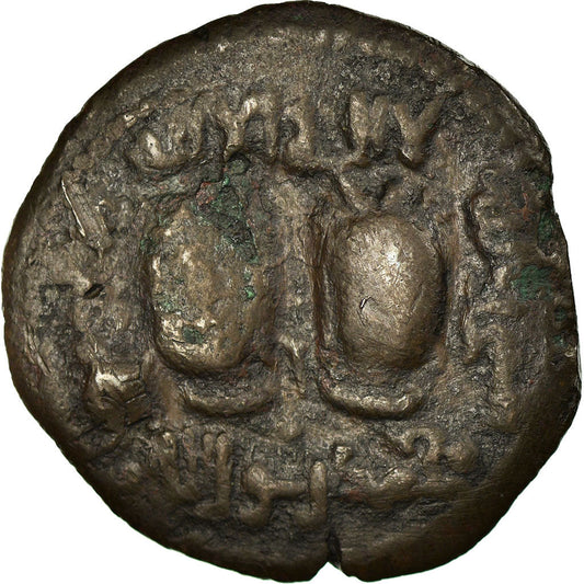 Pièce de monnaie, 
  
  les Artuqides, 
  
  Najm al-Din Alpi