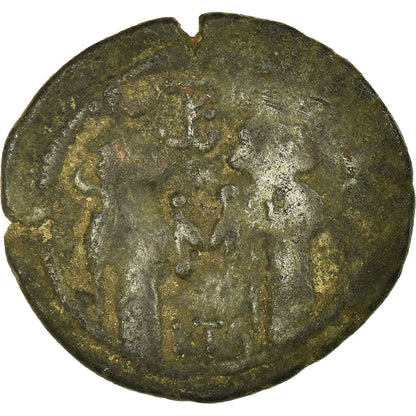 Pièce de monnaie, 
  
  Constant II, 
  
  Follis