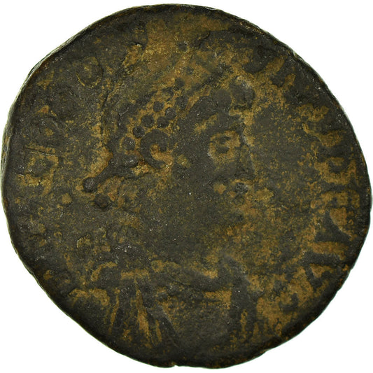 Pièce de monnaie, 
  
  Théodose Ier, 
  
  Numéro