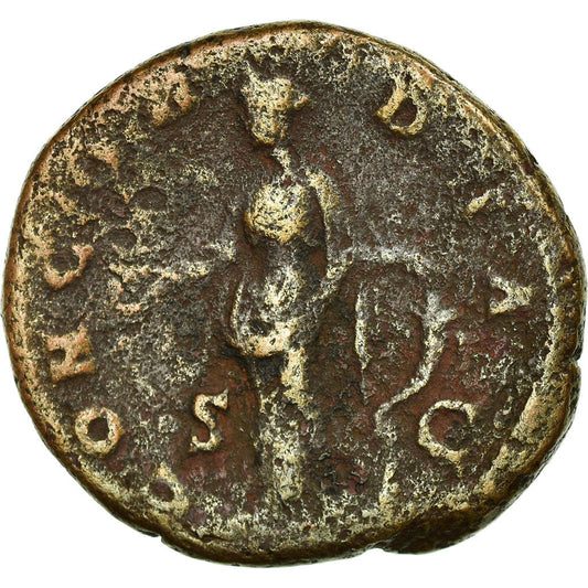 Pièce de monnaie, 

Marc Aurèle, 

Comme