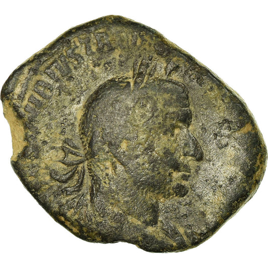 Pièce de monnaie, 
  
  Trébonien Gallus, 
  
  Comme