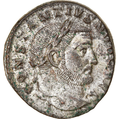 Pièce de monnaie, 
  
  Constance Chlore, 
  
  Follis