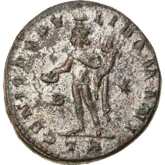 Pièce de monnaie, 
  
  Constance Chlore, 
  
  Follis