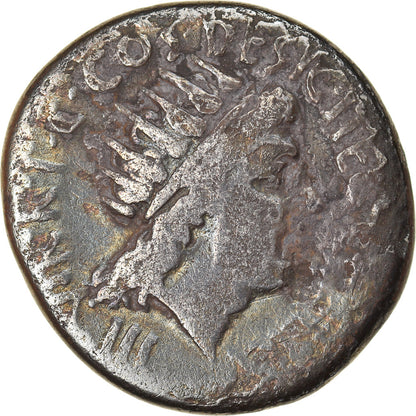 Pièce de monnaie, 
  
  Marc Antoine, 
  
  Denier