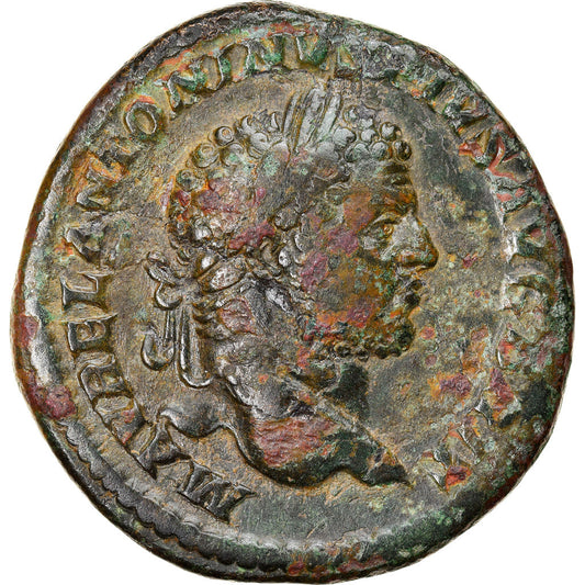 Pièce de monnaie, 
  
  Caracalla, 
  
  Sesterce